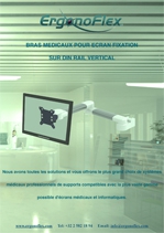 Nos Bras médicaux pour écran fixation sur Din Rail Vertical
